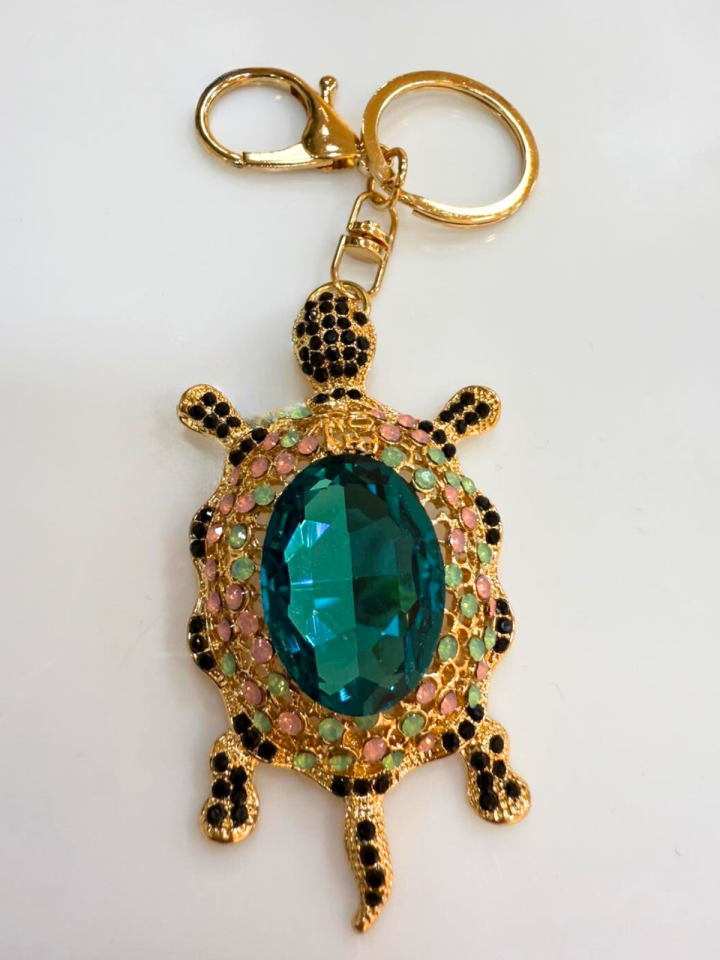 Zümrüt Kaplumbağa Anahtarlık
