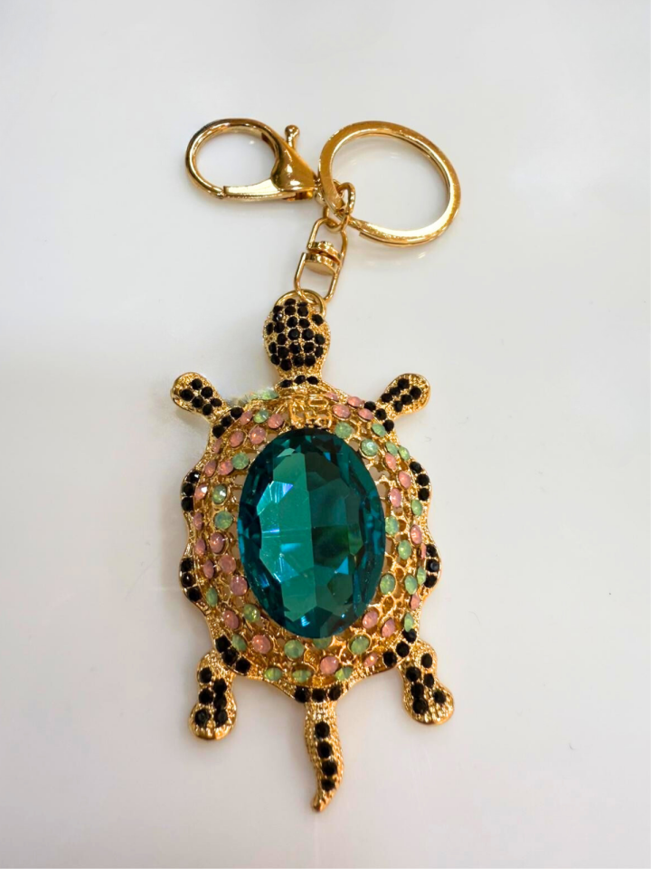 Zümrüt Kaplumbağa Anahtarlık