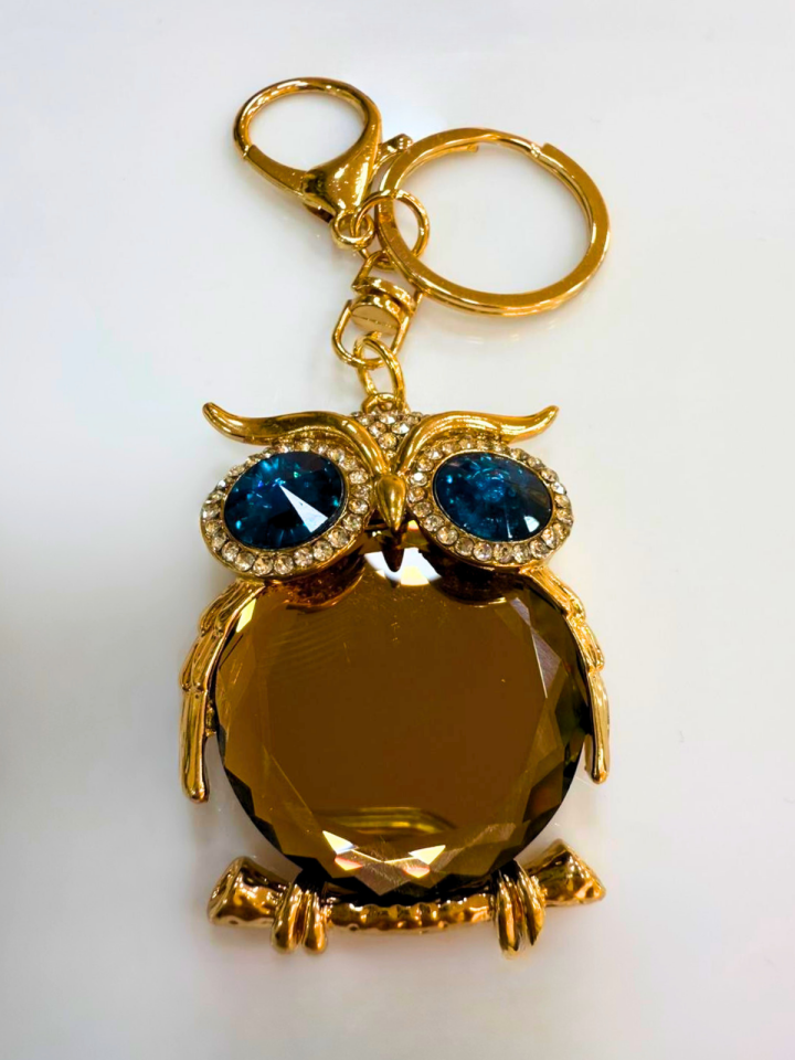 Kristal Baykuş Anahtarlık