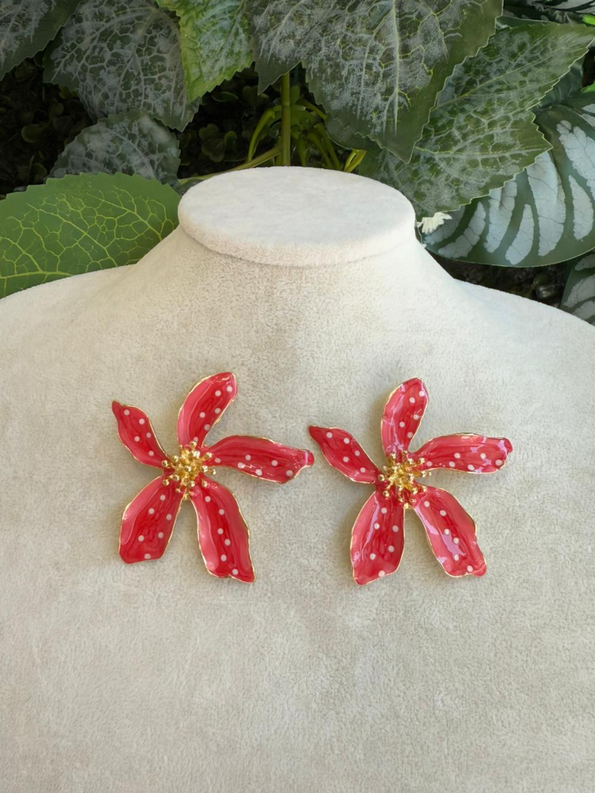 Kırmızı Kıvılcım Küpe