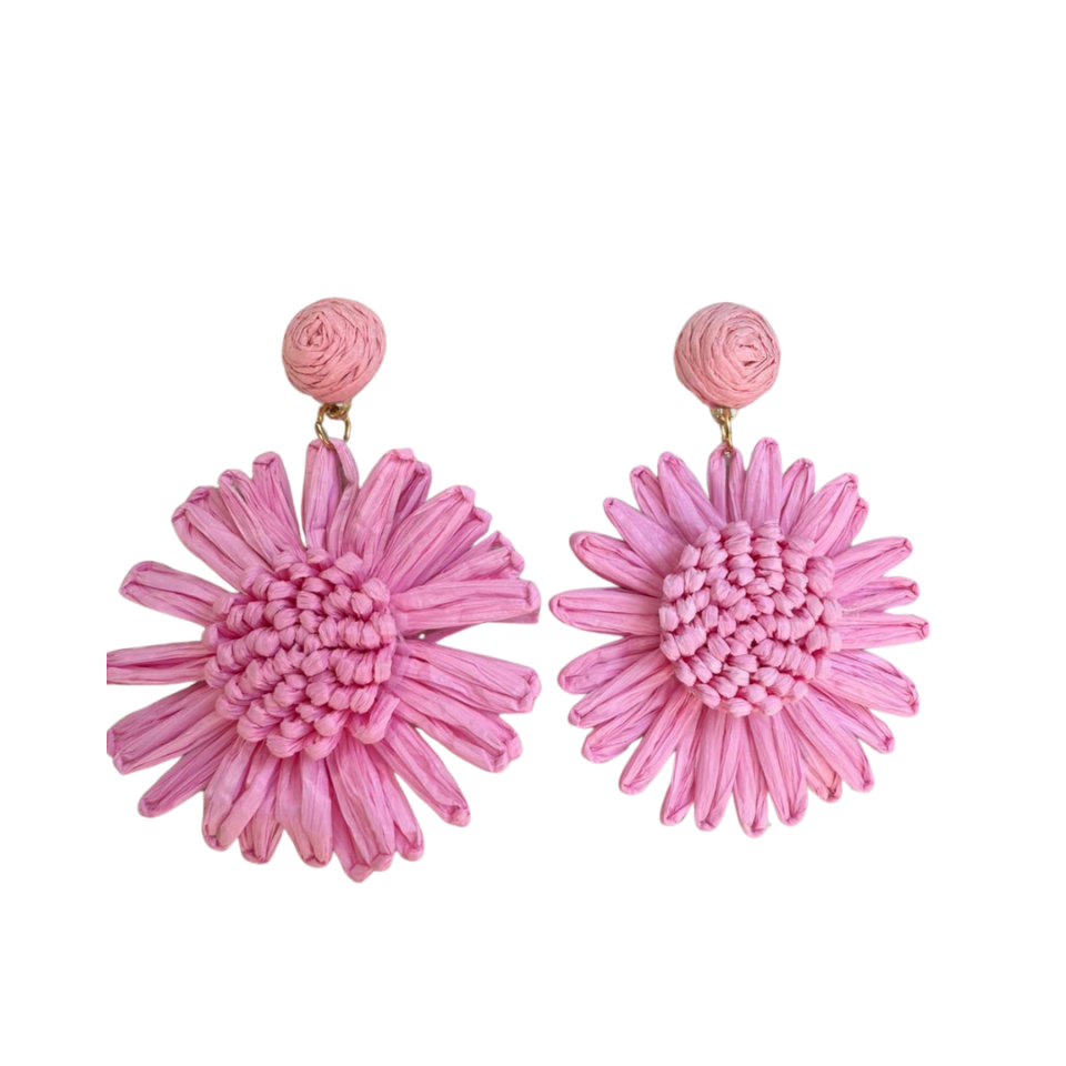 Pembe Papatya Küpe