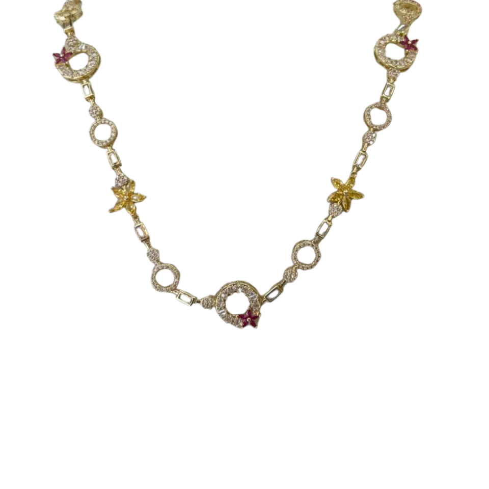 Çiçek Halkası Kolye