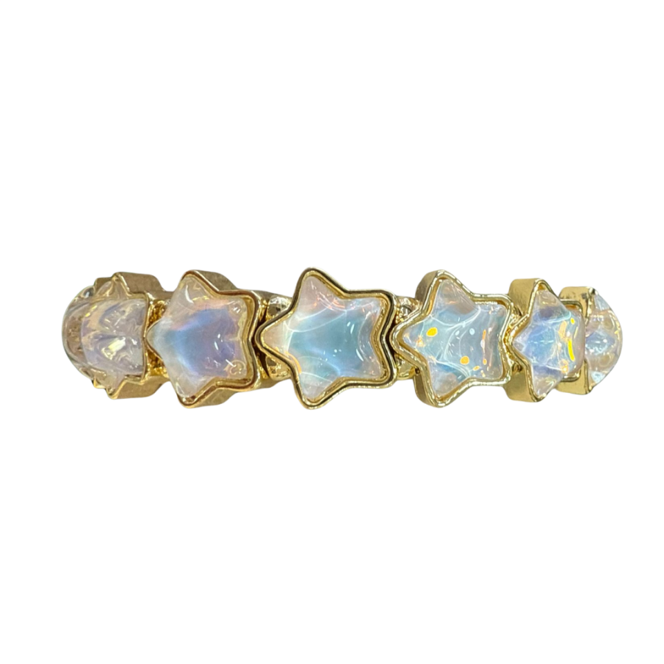Opal Yıldız Taşlı Bileklik
