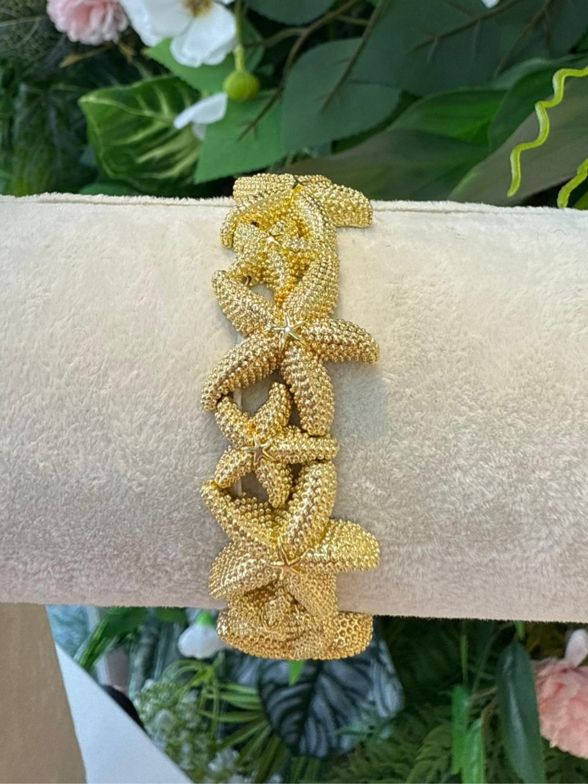 Deniz Yıldızı Altın Renk Bileklik